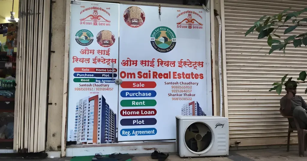 Om Sai Real Estates is visible in this image.