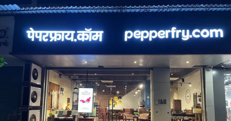 Pepperfry Home Furniture is visible in this image.