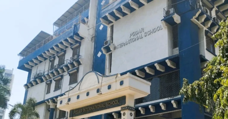 Podar International School is visible in this image.