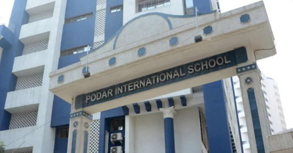 Podar International School is visible in this image