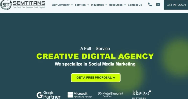 Semtitans Digital Private Limited's website is visible in this image