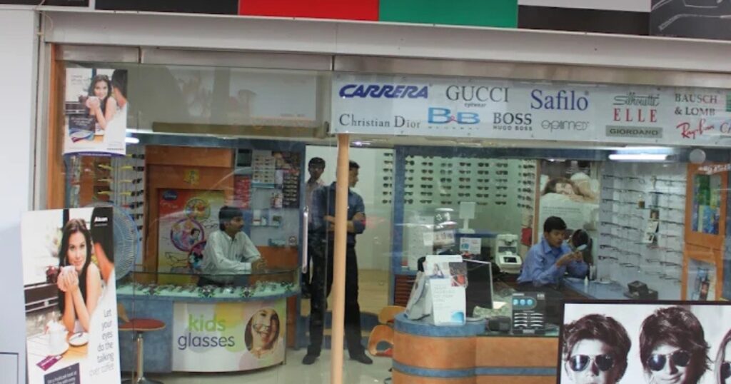 Shubham Optics Vashi is visible in this image.