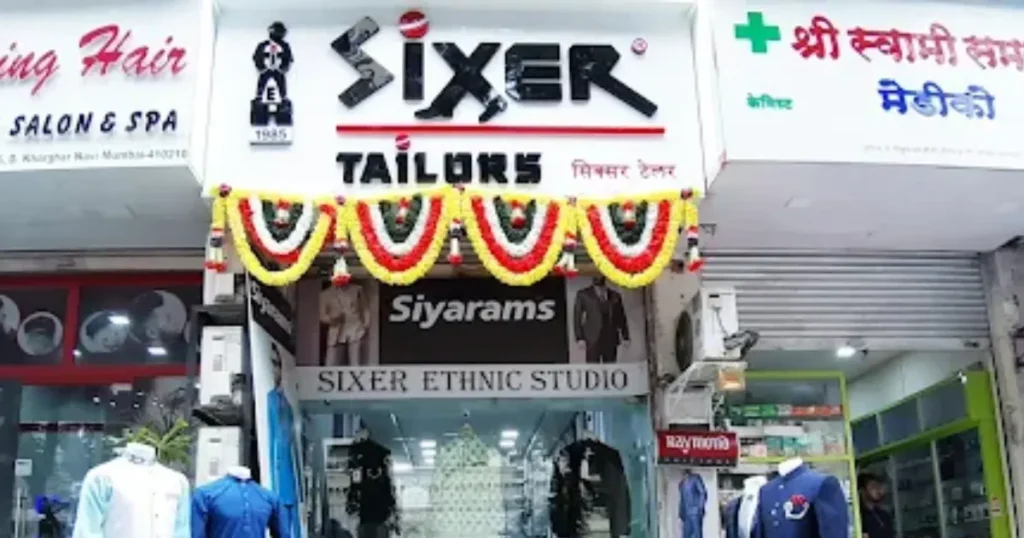 Sixer tailor is visible in this image.
