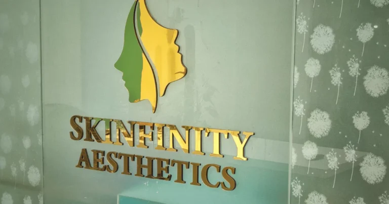 Skinfinity Aesthetics Laser Clinic is visible in this image.