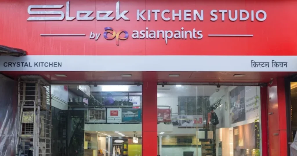 Sleeks Crystal Kitchen is visible in this image.