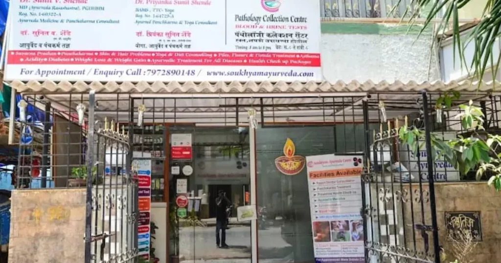 Soukhyam Ayurveda Centre is visible in this image