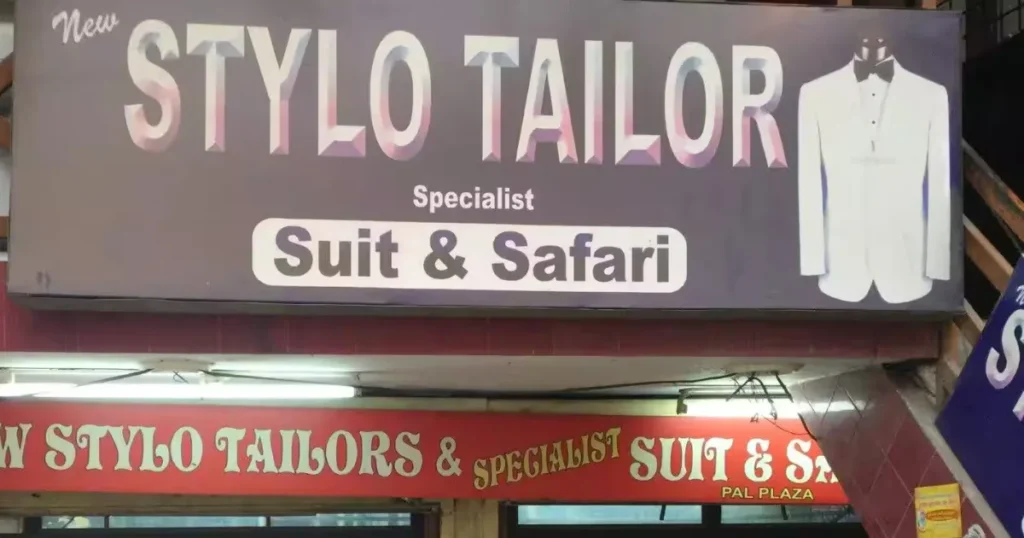 Stylo Tailors Gents Specialist is visible in this image.