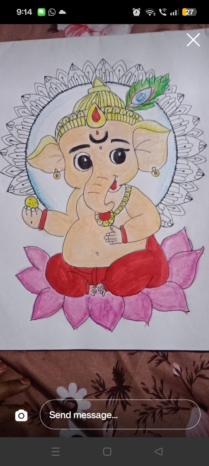 Vindhya singh — Ganesha Art Entry