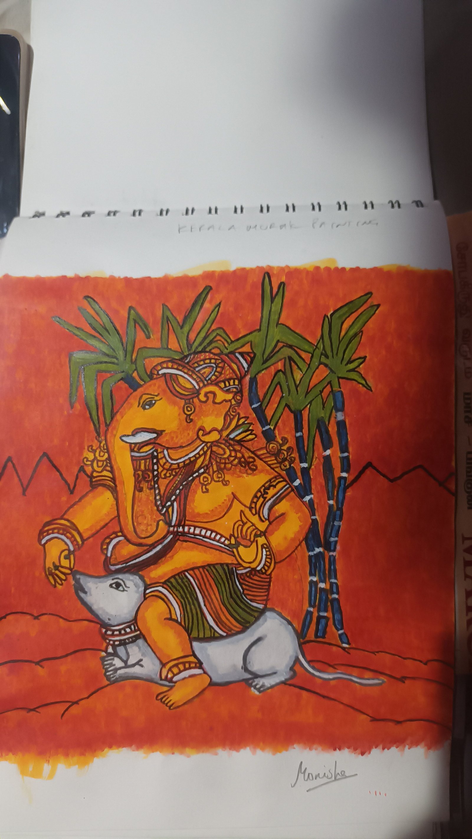 Jp monisha Priyadharshini — Ganesha Art Entry