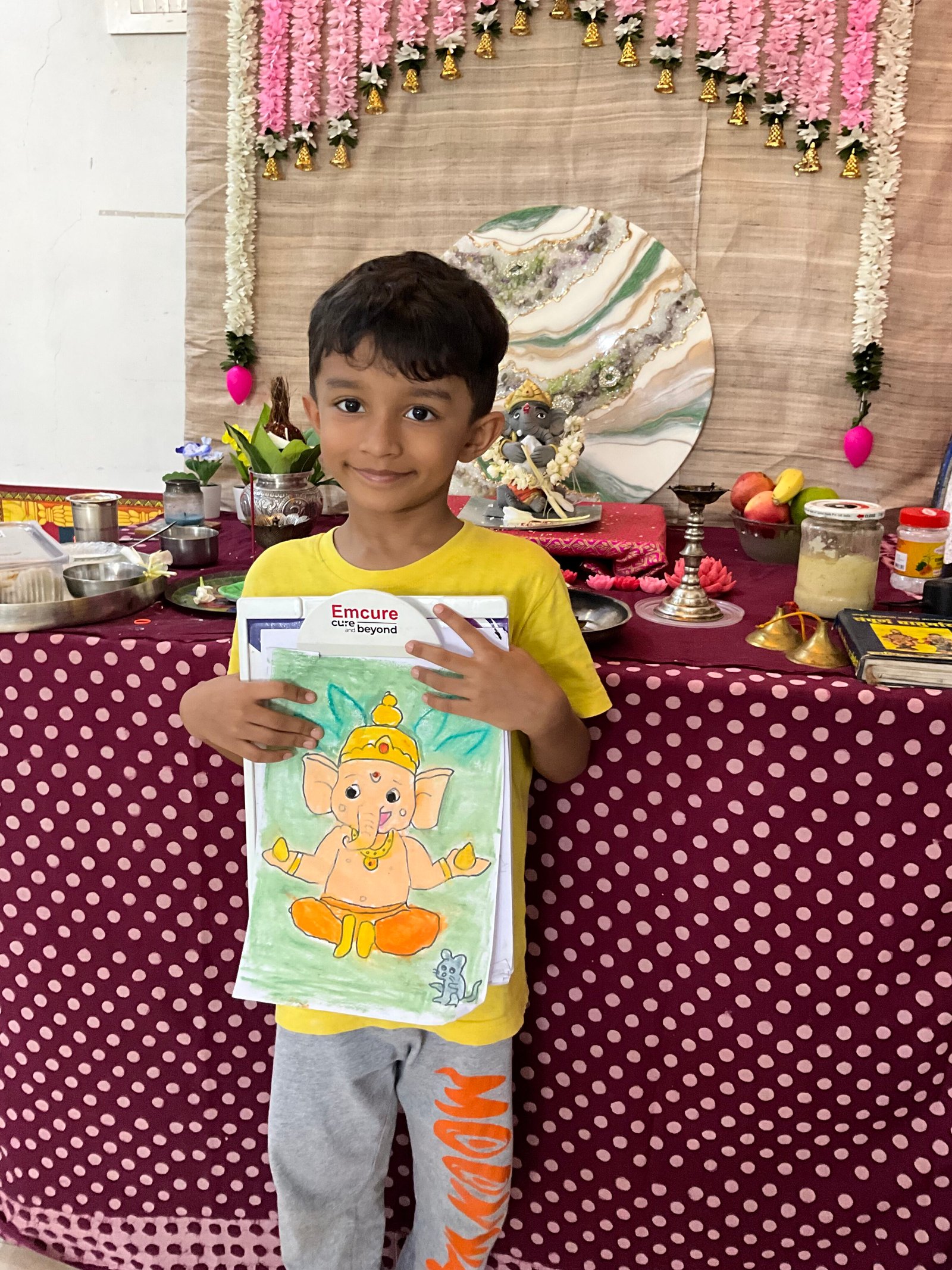 Hridaan Kulkarni — Ganesha Art Entry