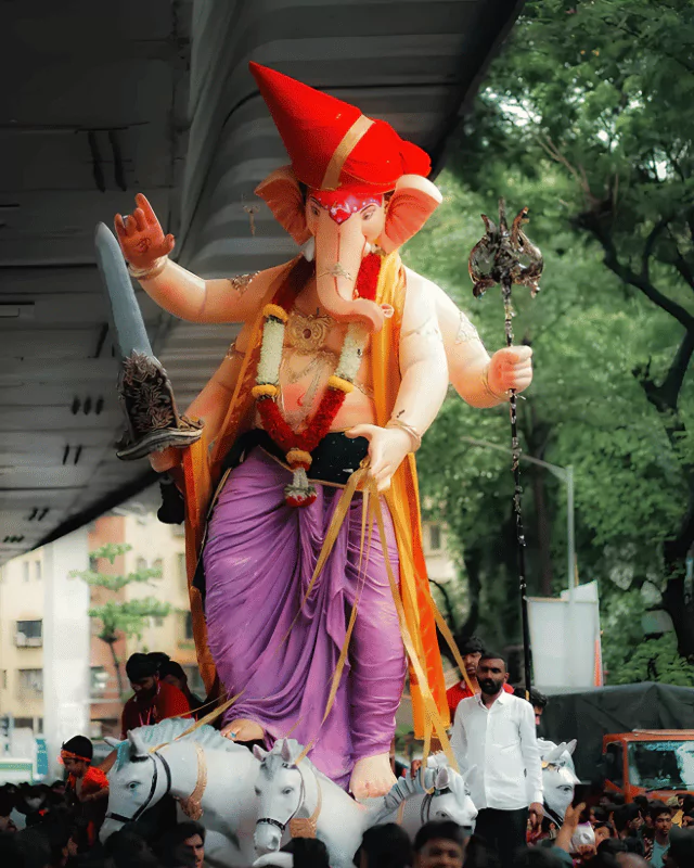 Kamothecha Vignaharta 2025 Photo is visibble in this image.