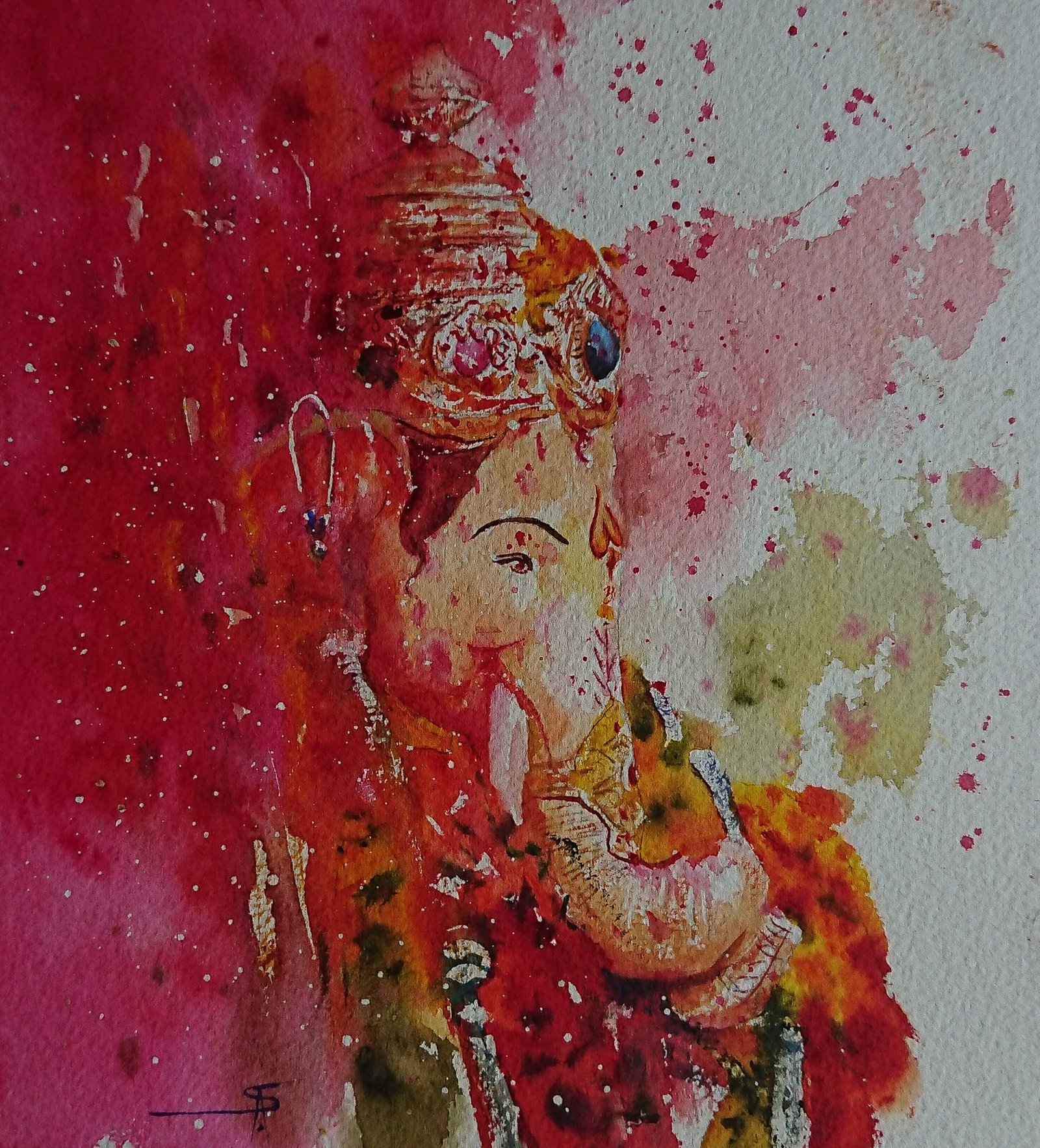 Sagar mahadev gore — Ganesha Art Entry