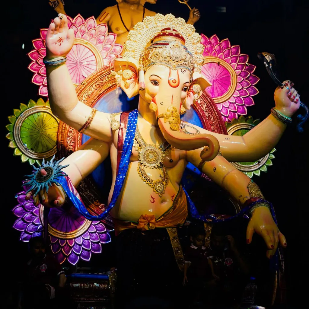 Panvel Cha Raja Chintamani is visible in this image.