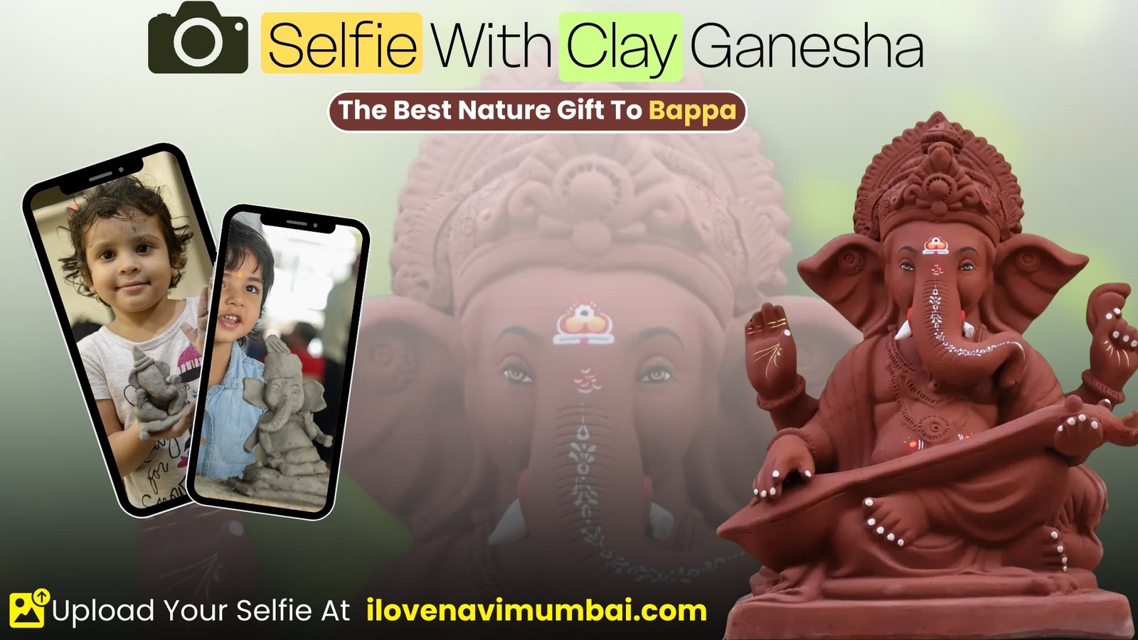 Selfie with Clay Ganesha