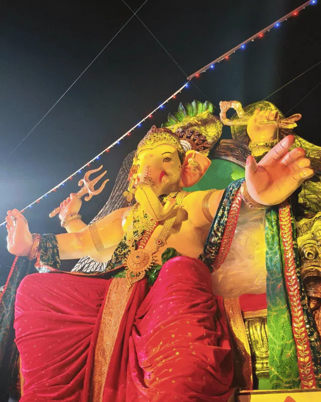 Vashi Cha Raja 2025 Photos is visible in this image.