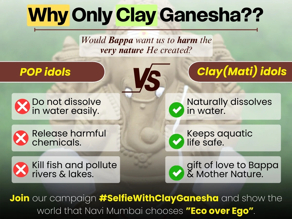 Eco-friendly clay idol