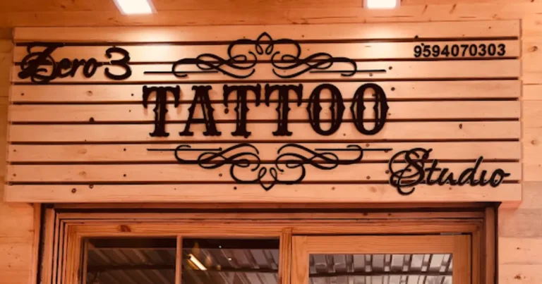 Zero3 Tattoo Studio is visible in this image.