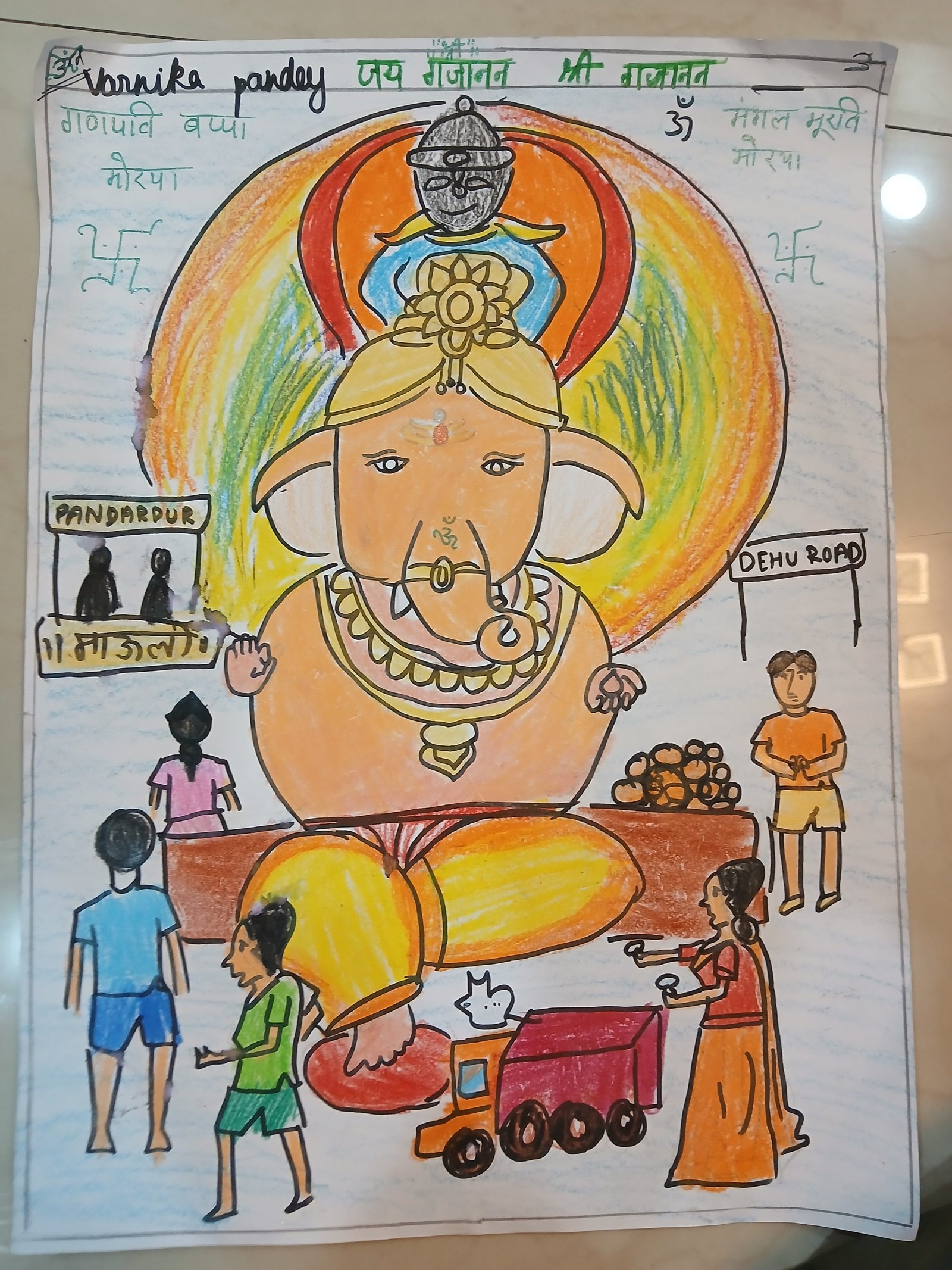 Varnika Pandey — Ganesha Art Entry