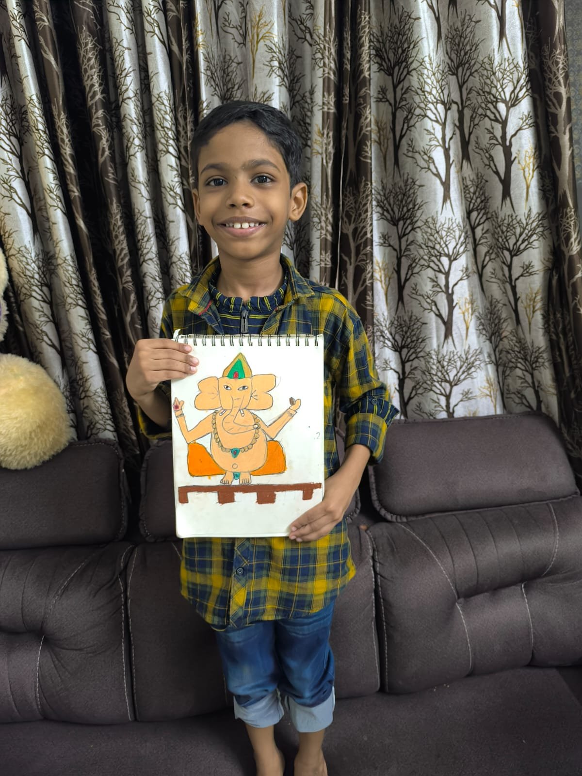 Hrugved Jadhav — Ganesha Art Entry