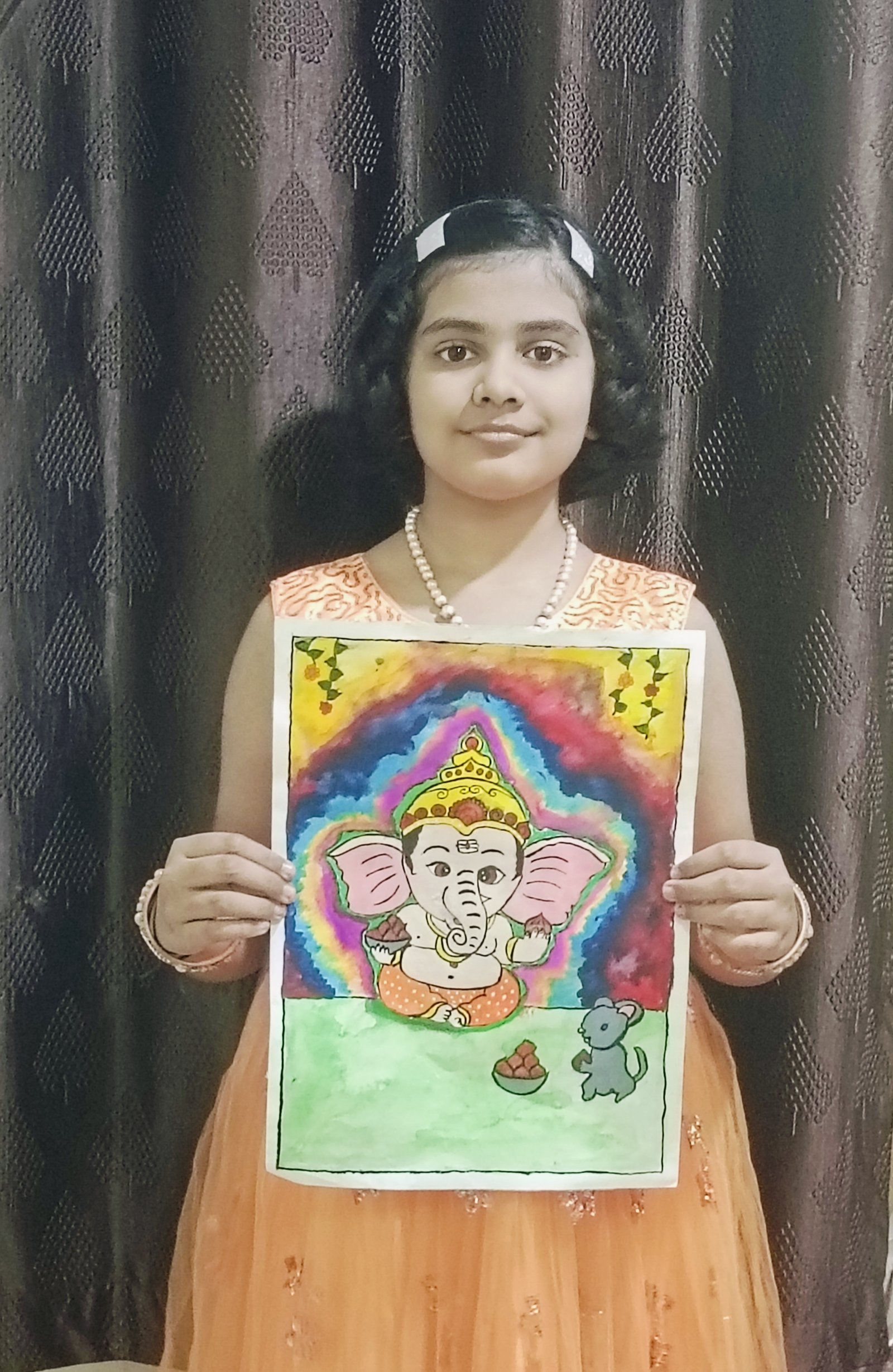 Sanvi Sunil Dabade — Ganesha Art Entry