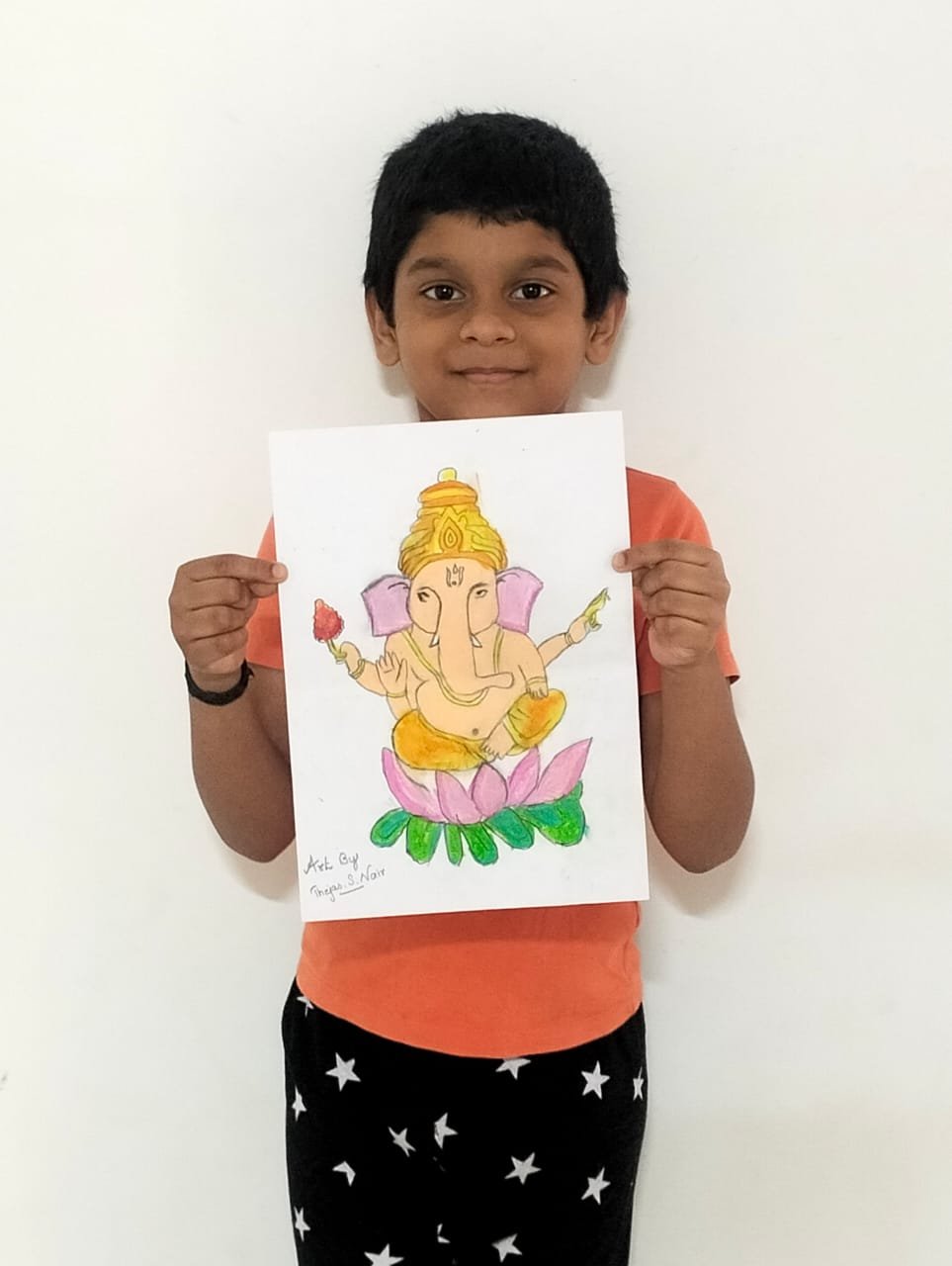 THEJAS S NAIR — Ganesha Art Entry