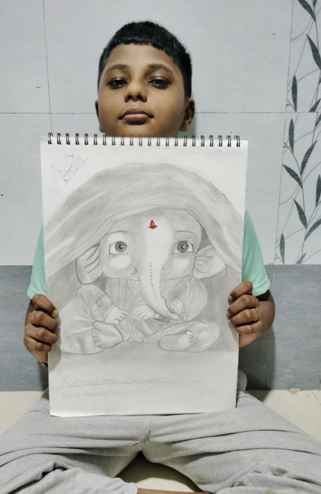 Reyansh Shivgan — Ganesha Art Entry