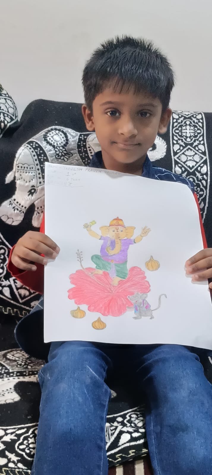 Yadnesh pravin savant — Ganesha Art Entry