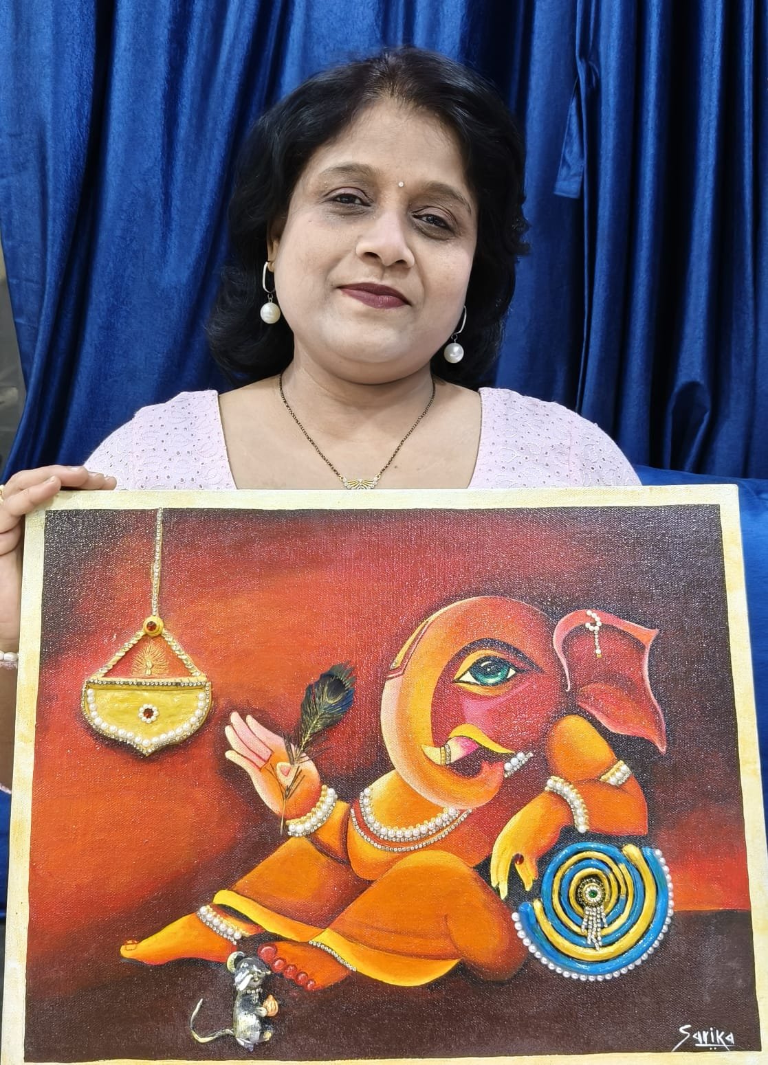 Sarika Sanjay birari — Ganesha Art Entry