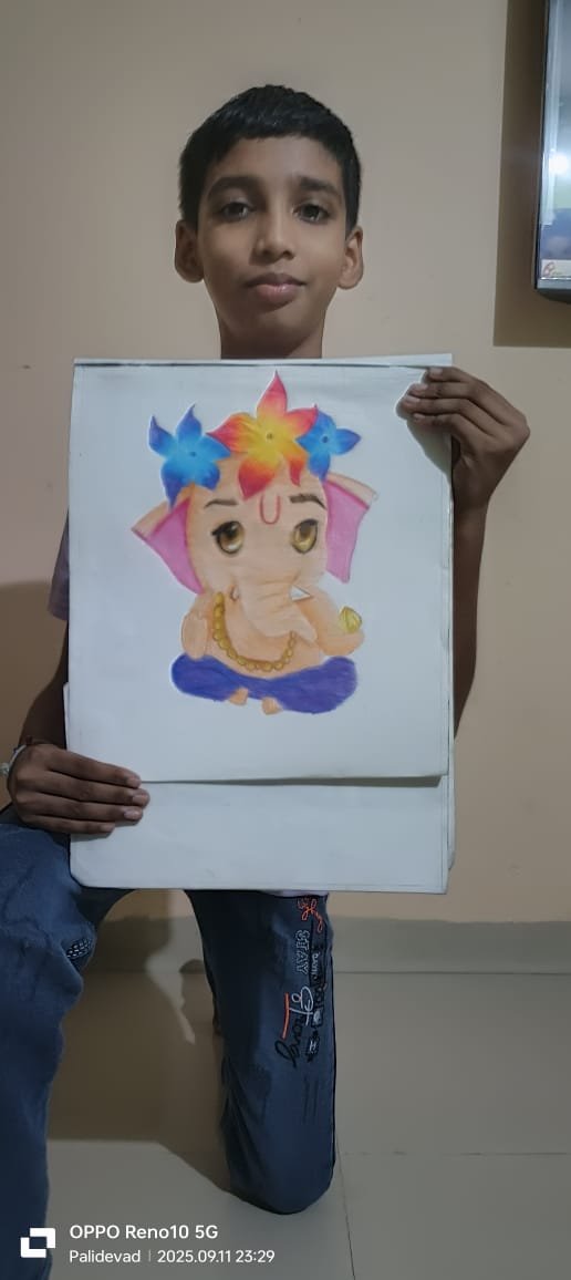 Swarnil sandeep patole — Ganesha Art Entry