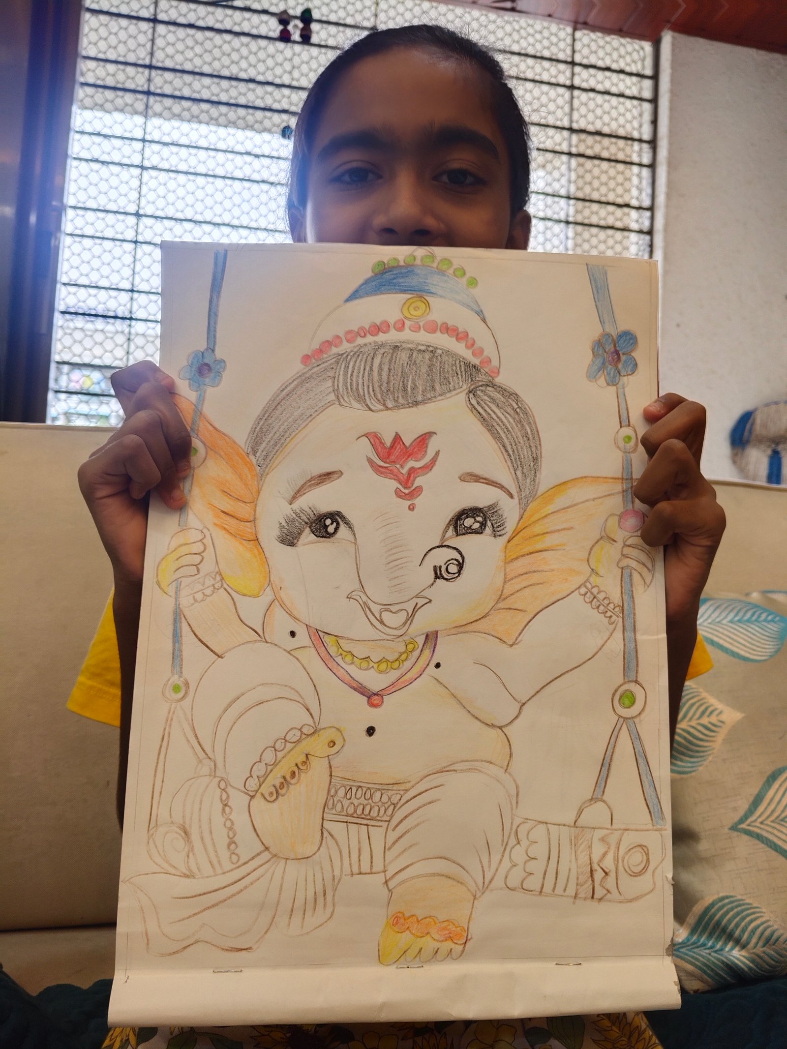 Bhavya sachin darade — Ganesha Art Entry