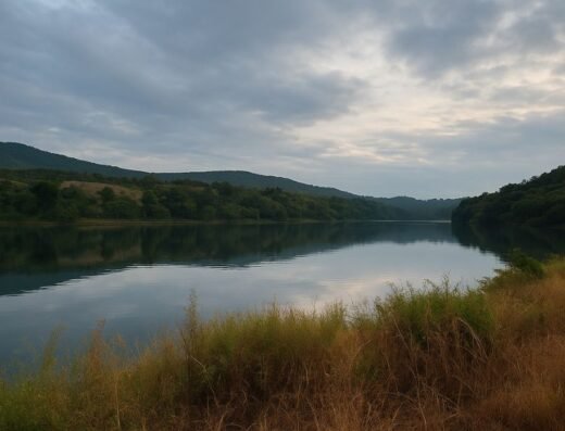 Hetawane water project is near to completion is visible in this image.