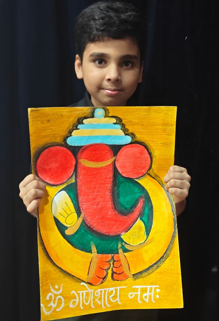 M.prithiv — Ganesha Art Entry