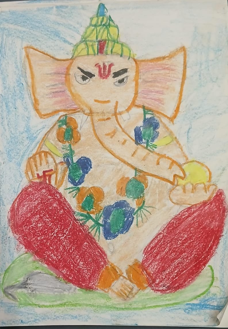 Arya C. Belsare — Ganesha Art Entry