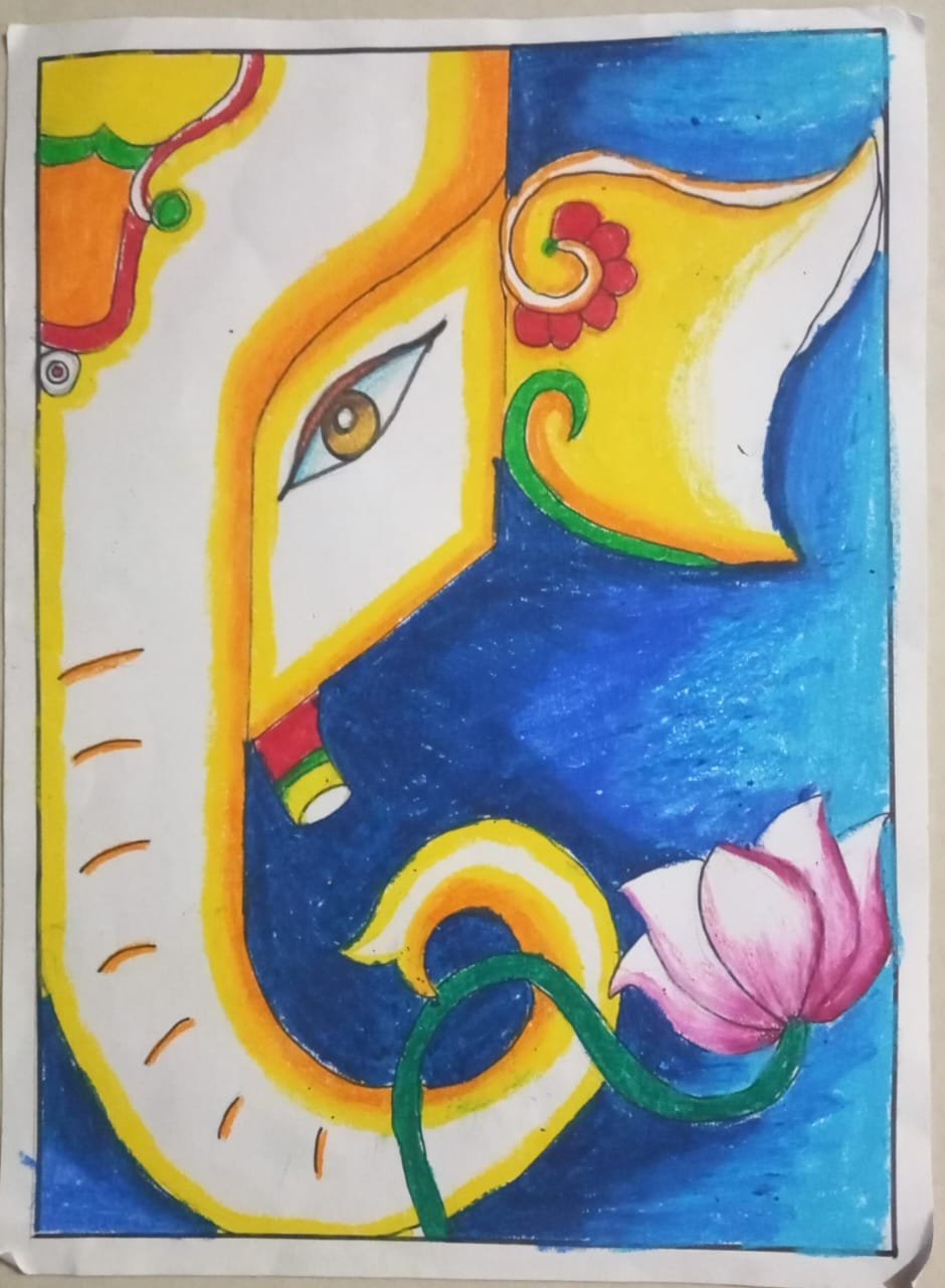 Ishita N. Agavane — Ganesha Art Entry