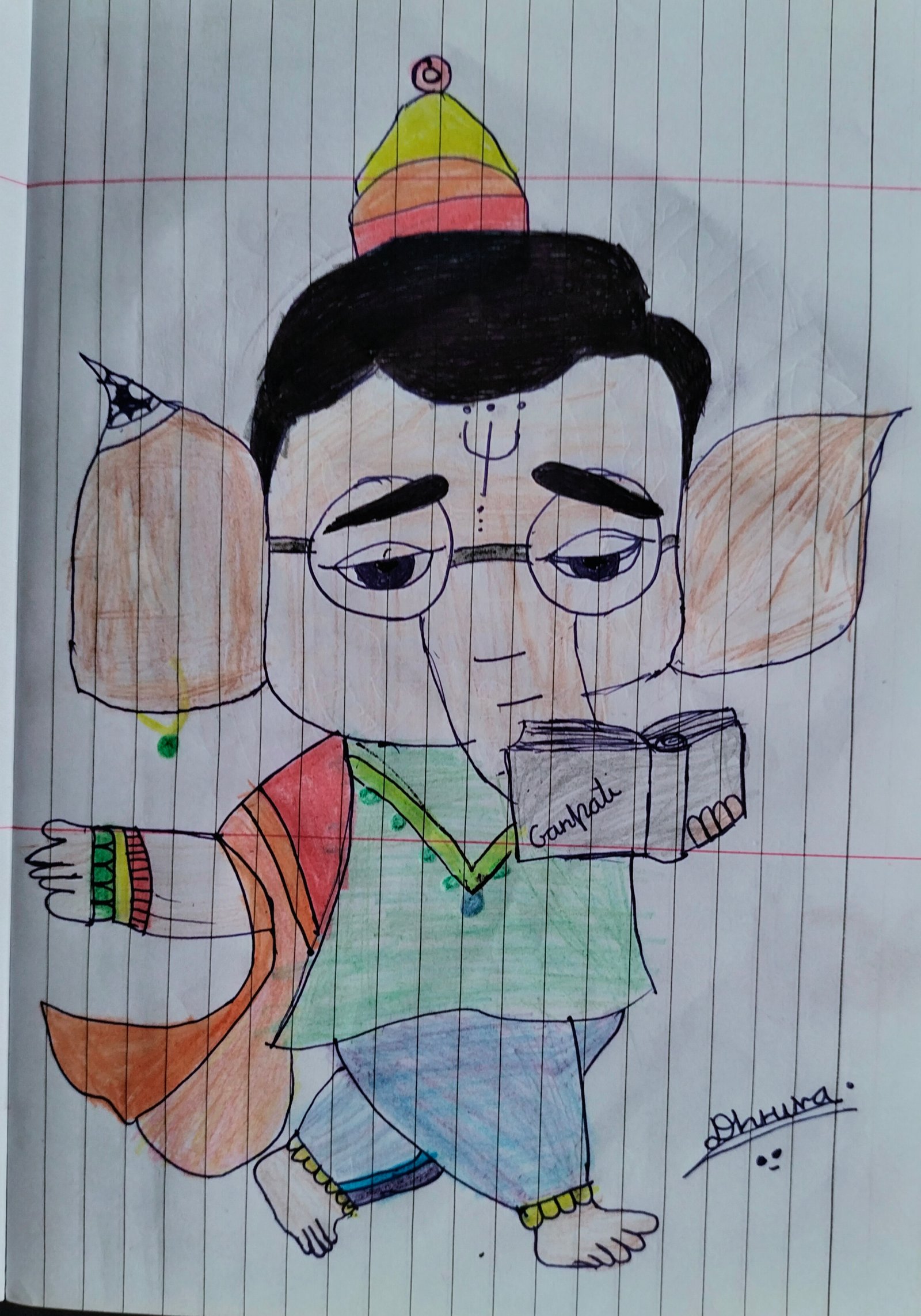 Dhruva Shinde — Ganesha Art Entry