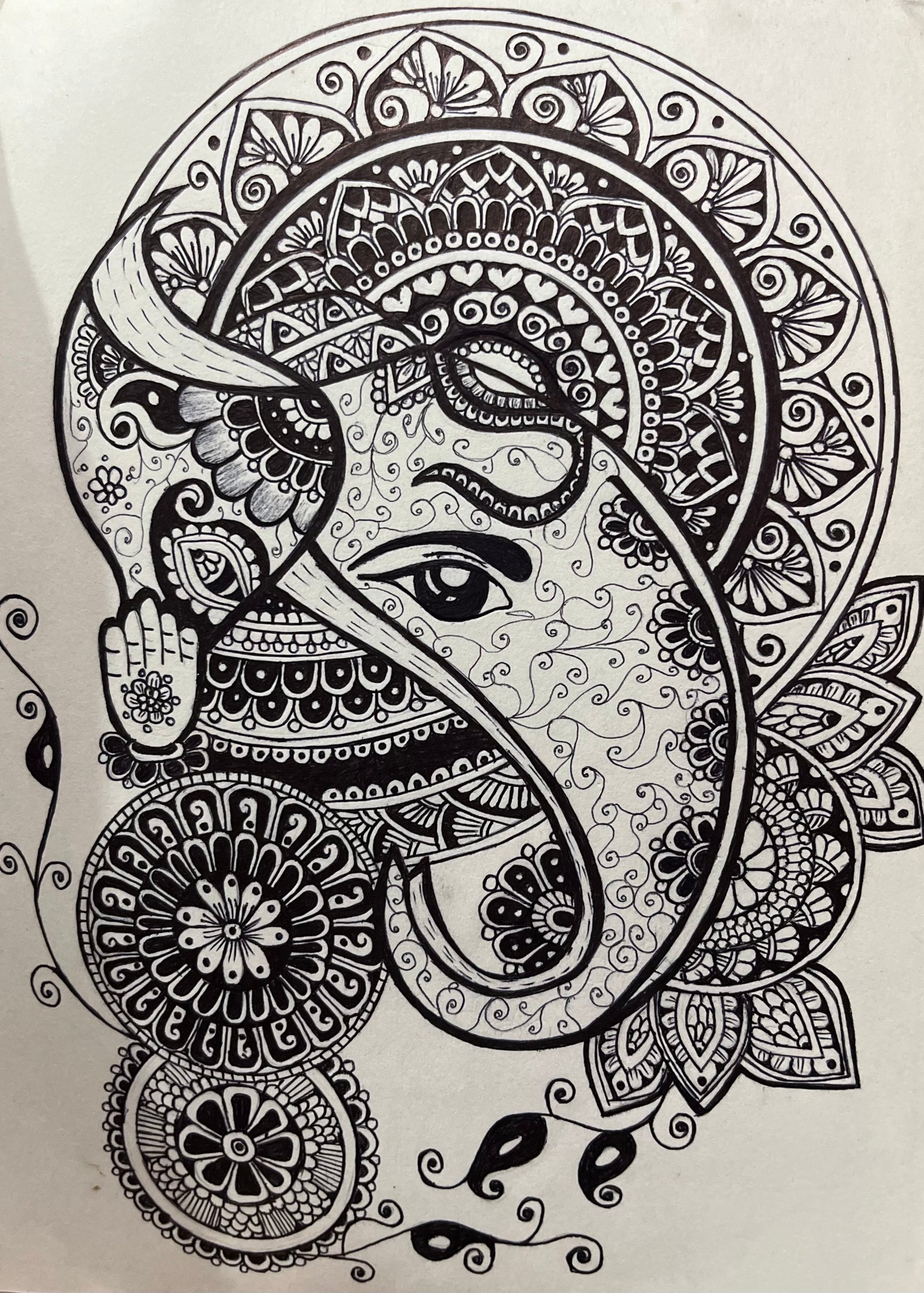 Shraddha Ankush Pawar — Ganesha Art Entry