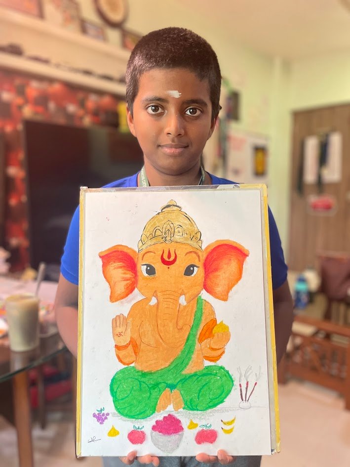 Niranjan Pradeep — Ganesha Art Entry