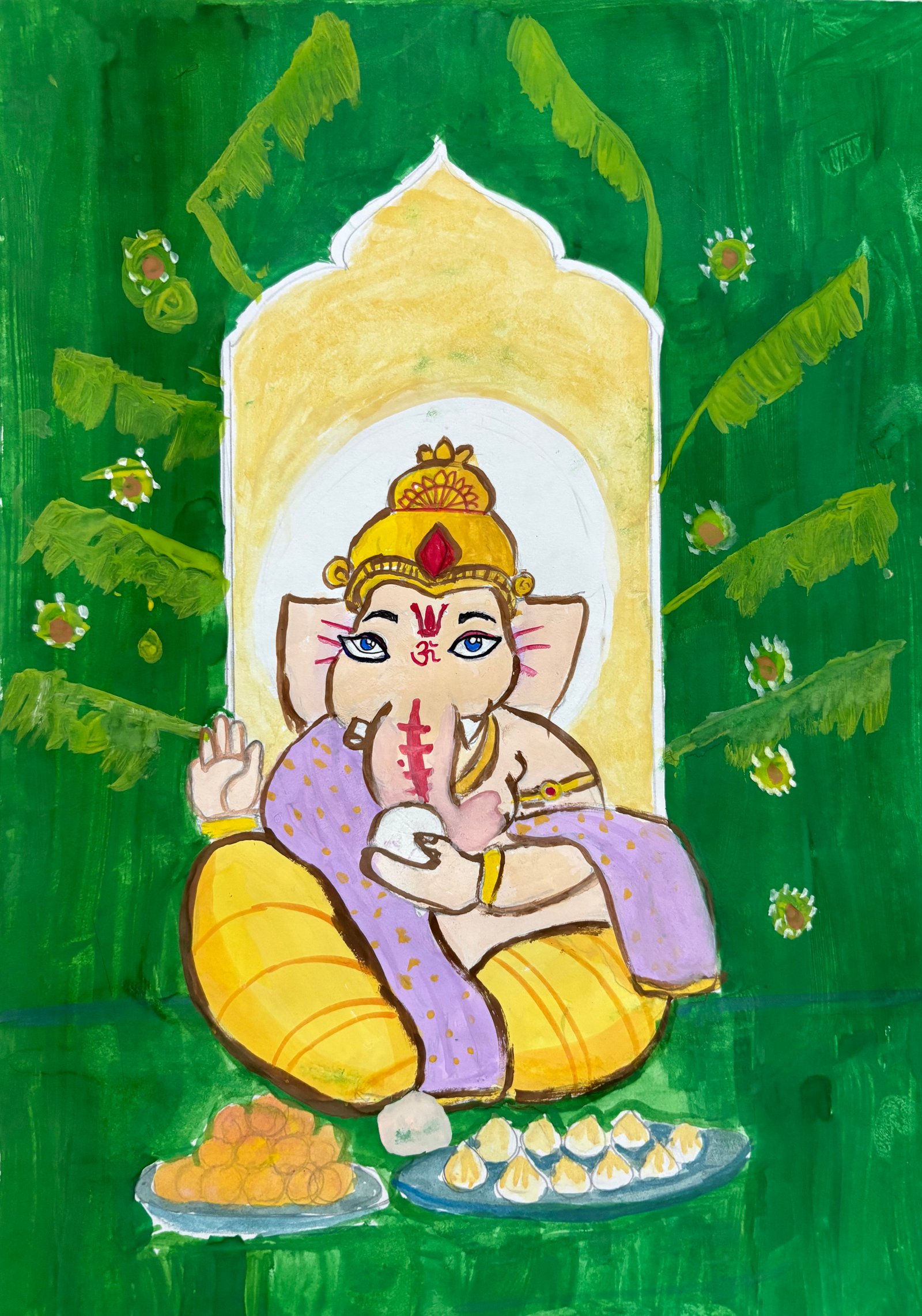 Ridhaan Sagar Jadhav — Ganesha Art Entry