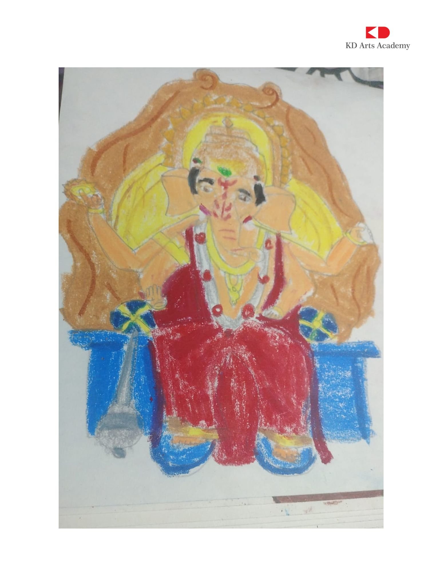 Aadhya Shedge — Ganesha Art Entry