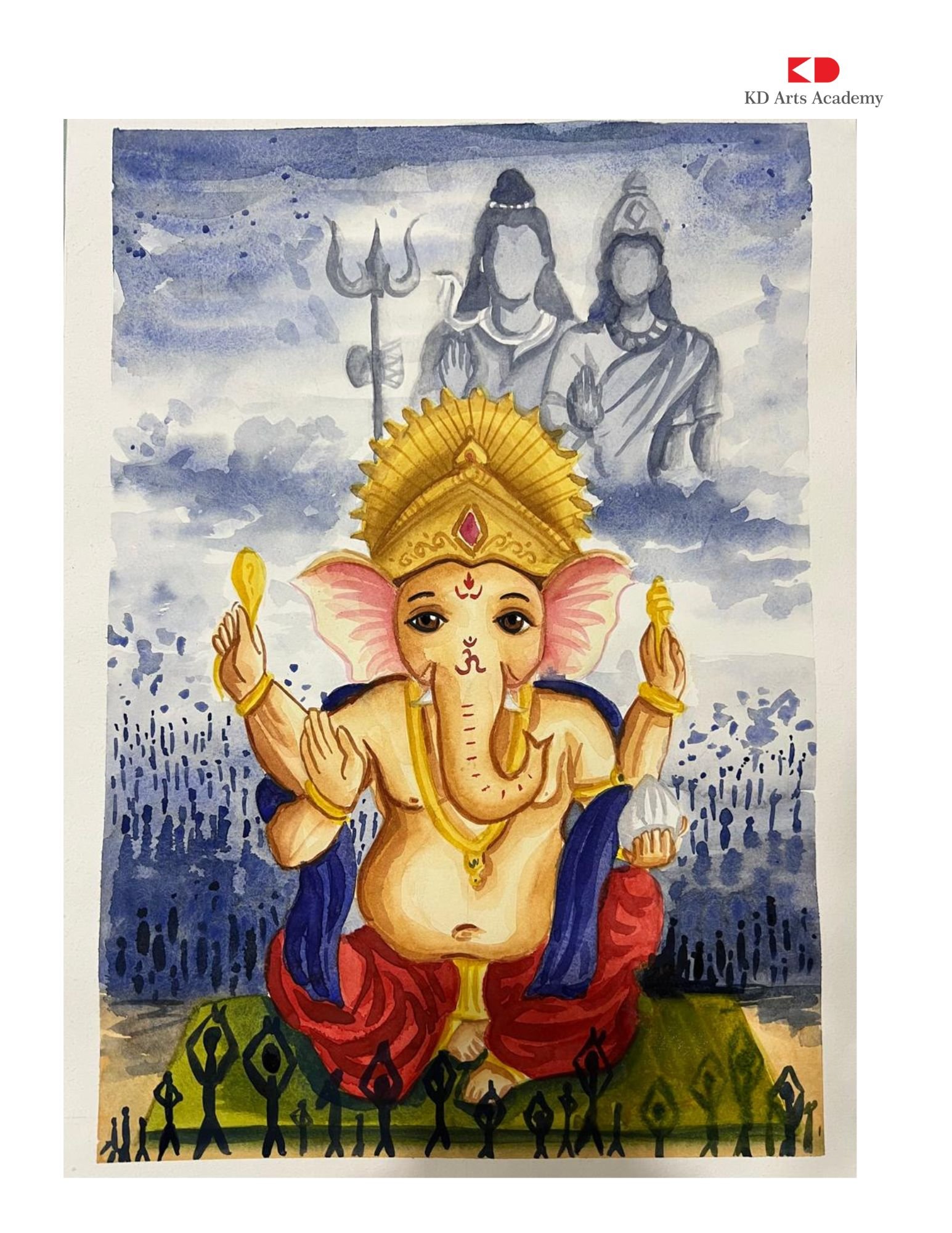 Hritika Khardikar — Ganesha Art Entry