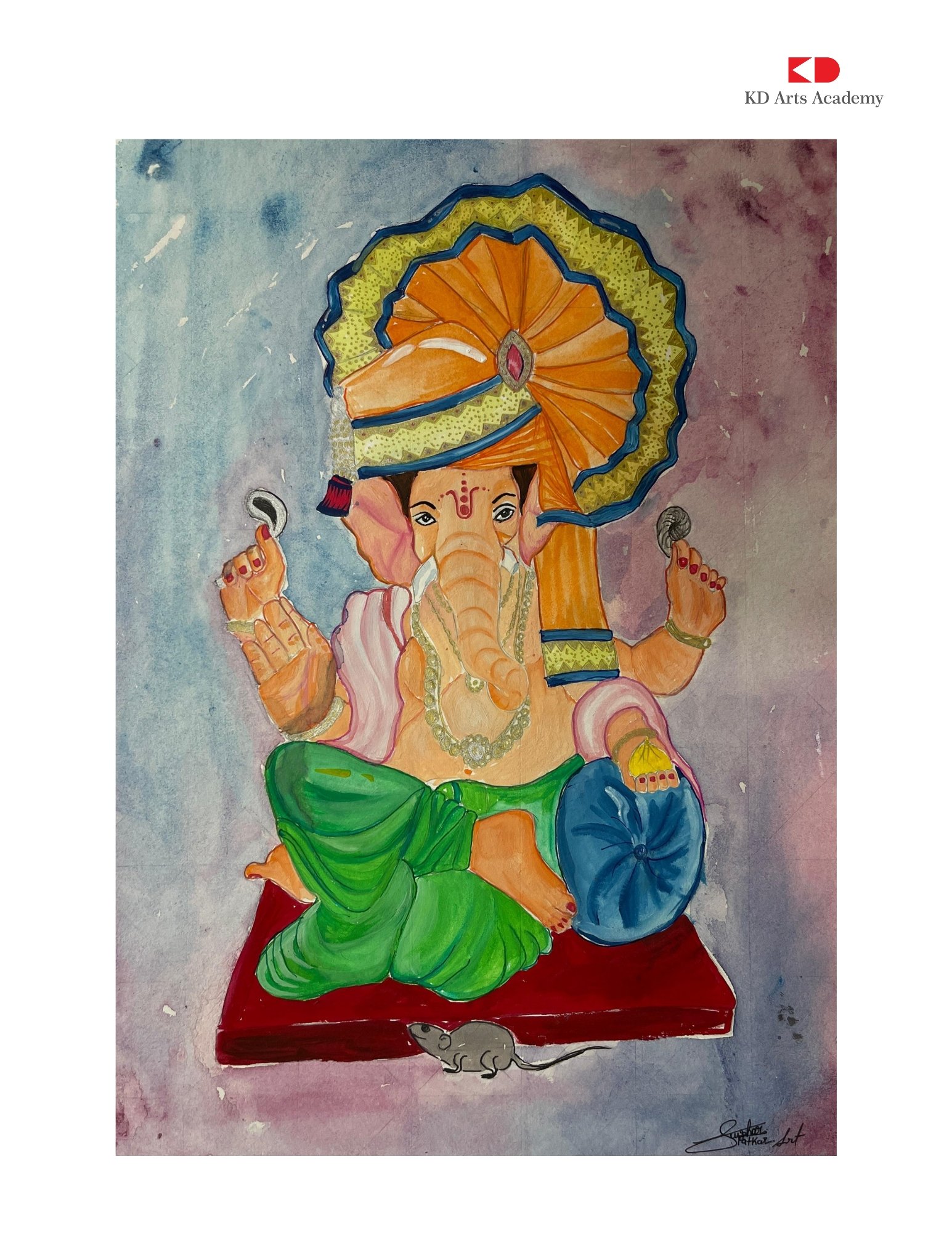 Tushar Patkare — Ganesha Art Entry
