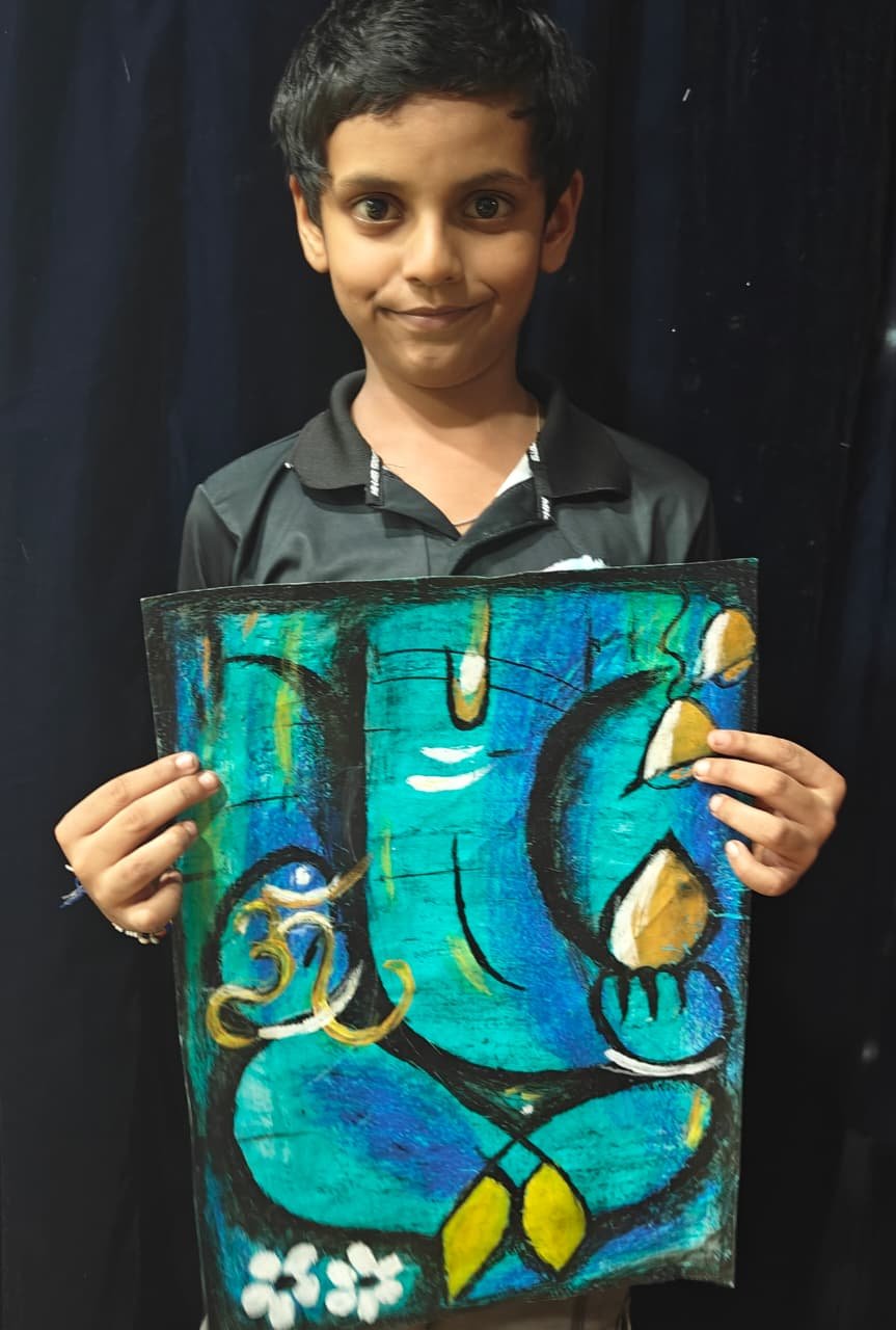 Taksh Kushwaha — Ganesha Art Entry