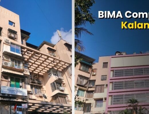 Exterior view of the BIMA Complex building in Kalamboli, Navi Mumbai, headquarters of the Bombay Iron Merchants’ Association (BIMA).