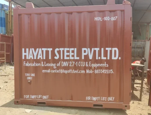 Hayatt Steel Pvt Ltd is visible in this image.