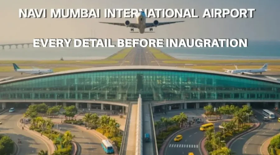 Navi Mumbai International Airport Inauguration on October 8: Timings, New Name, Future.