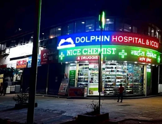 Dolphin Hospital Navi Mumbai is visible in this image
