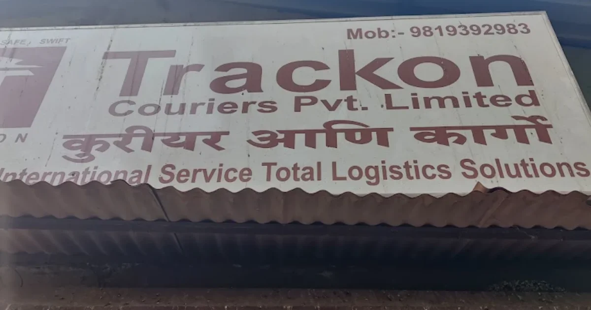 Trackon Courier Express Total Logistics Kalamboli is visible in this image.