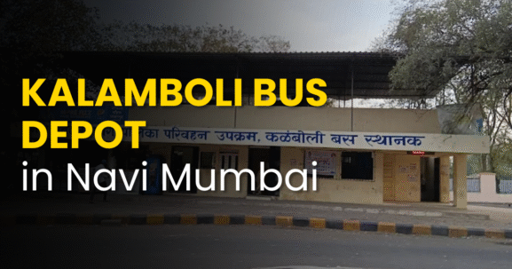 kalamboli bus depot is visible in this image