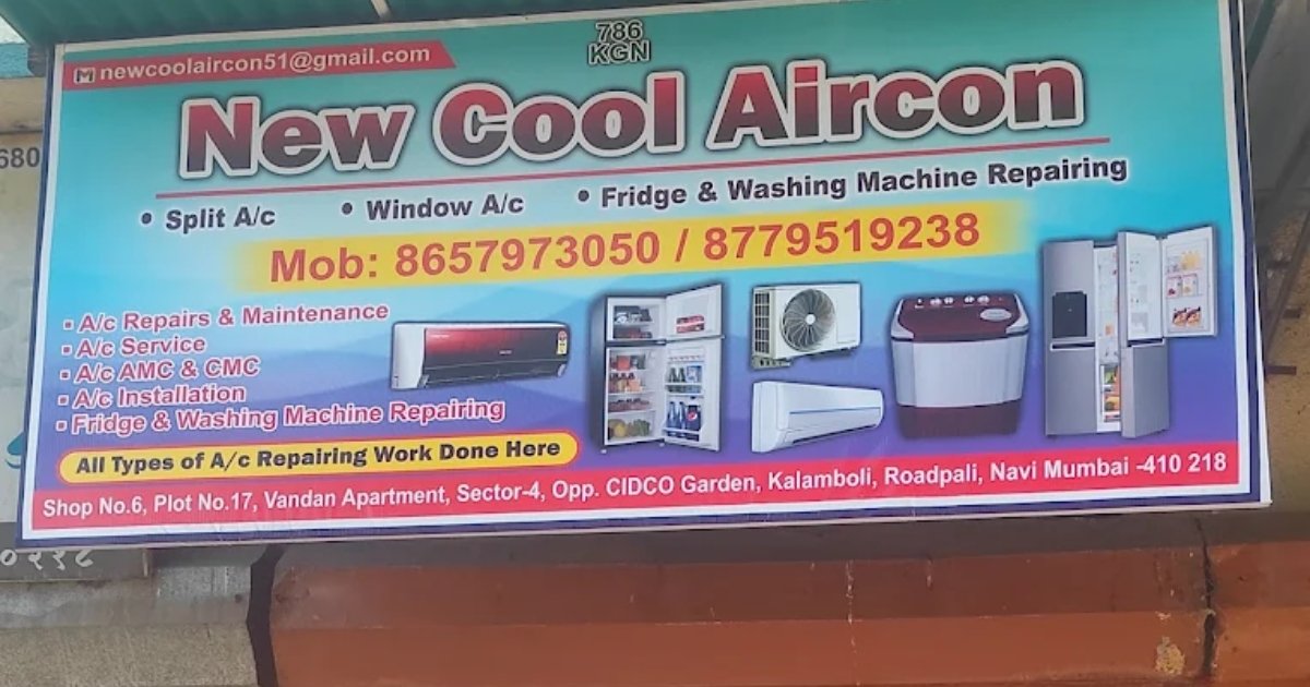 New cool aircon kalamboli is visible in image
