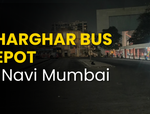 Bus Depot Kharghar Navi Mumbai is visible in this image